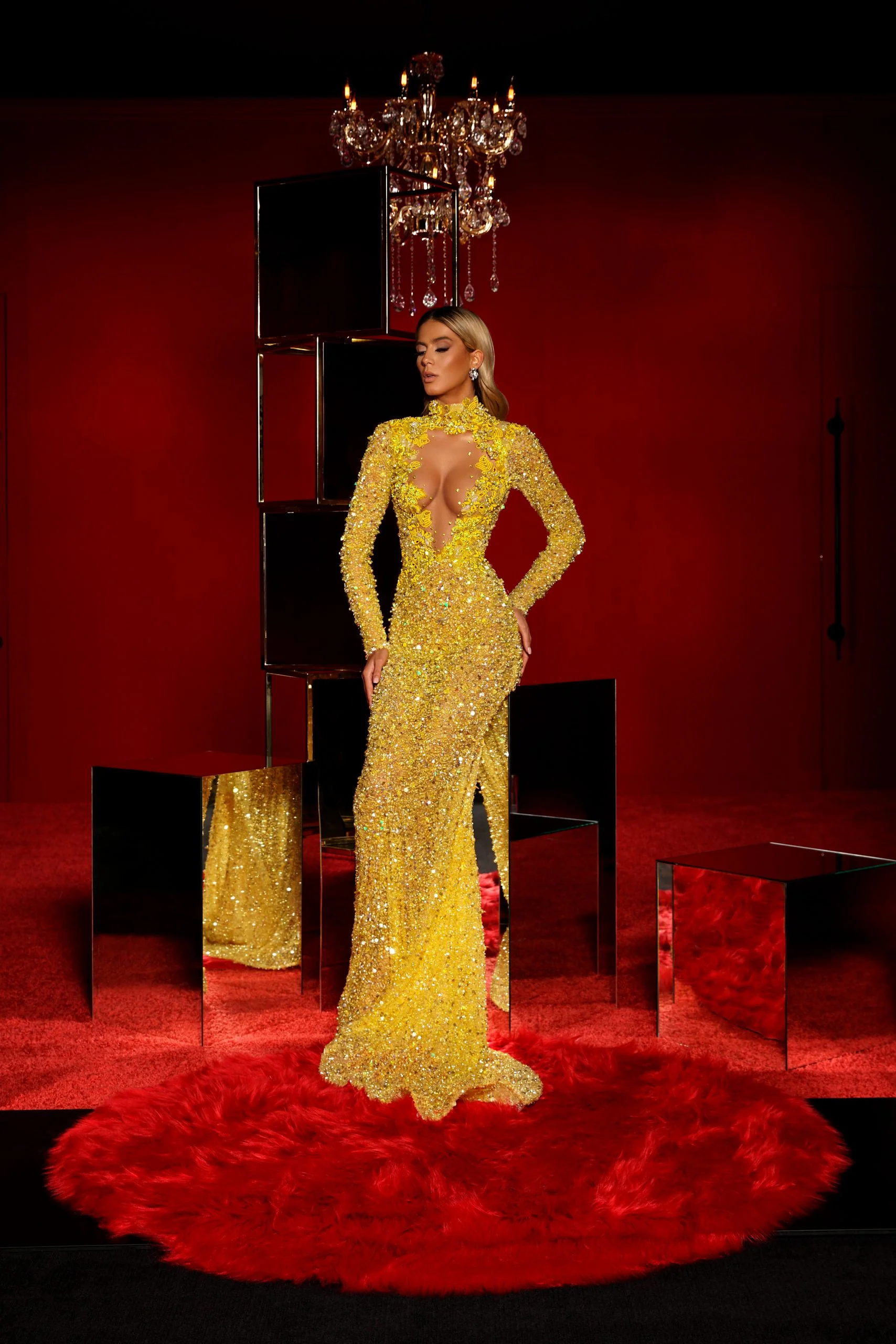 Long Yellow Dress - Image 4