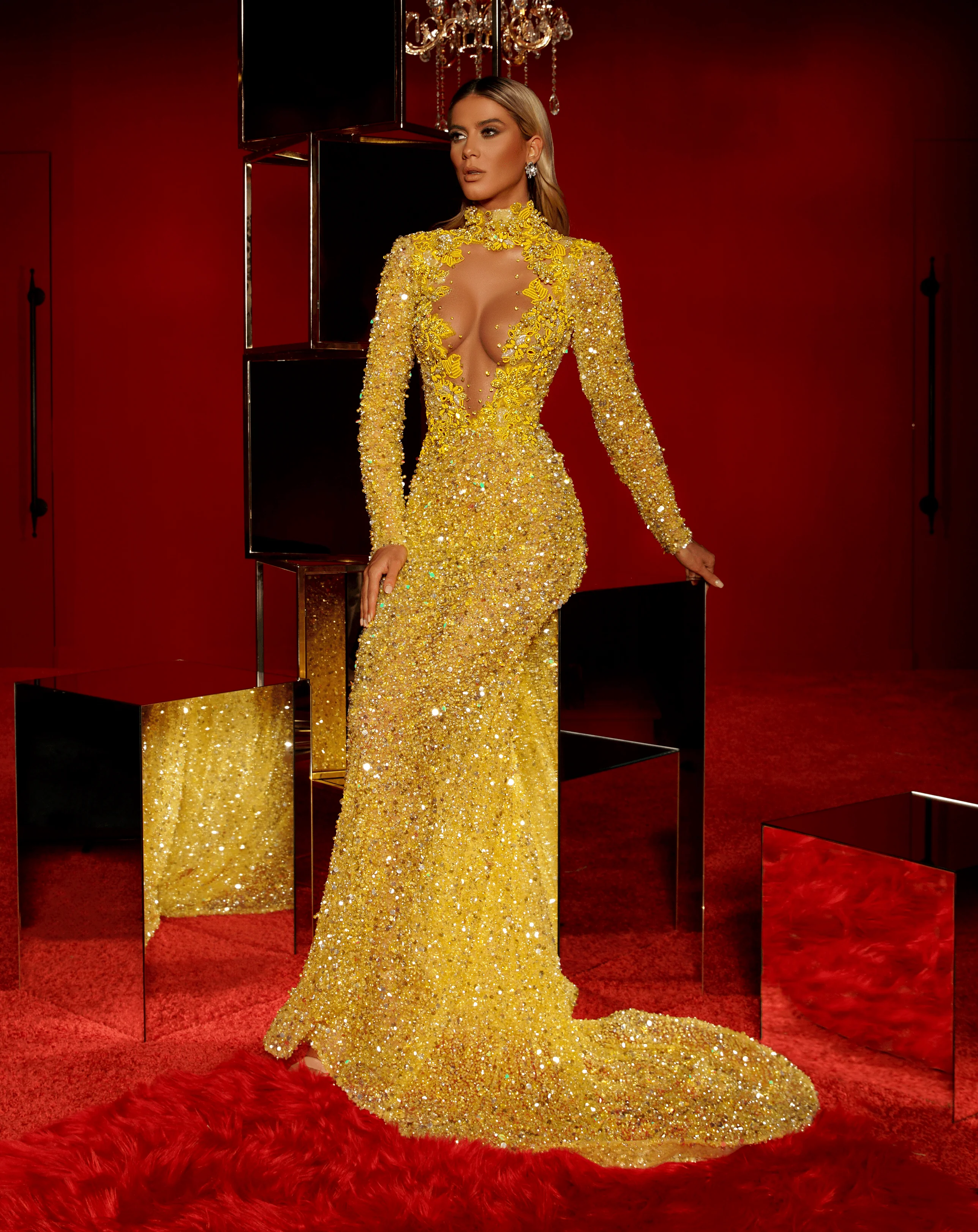 Long Yellow Dress - Image 5