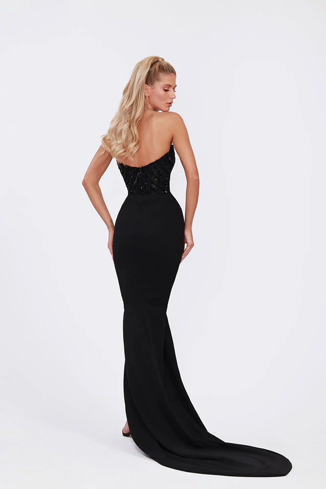 Corset Black Dress - Image 3