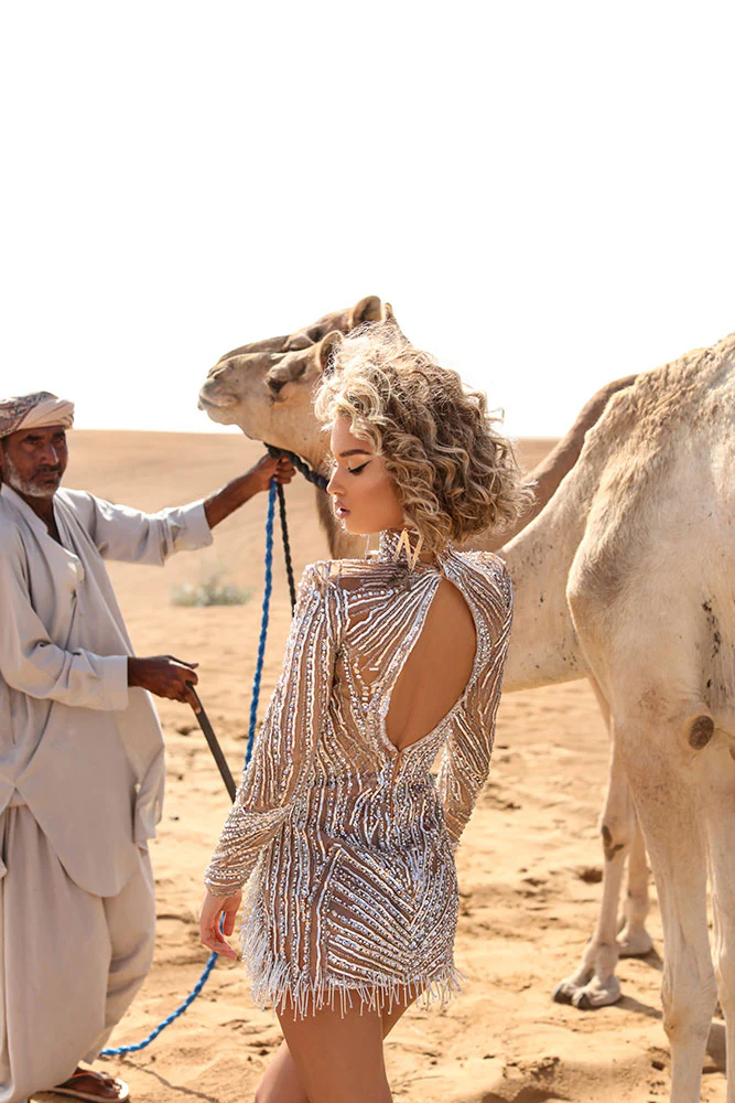 Mini Silver Dress - Image 3