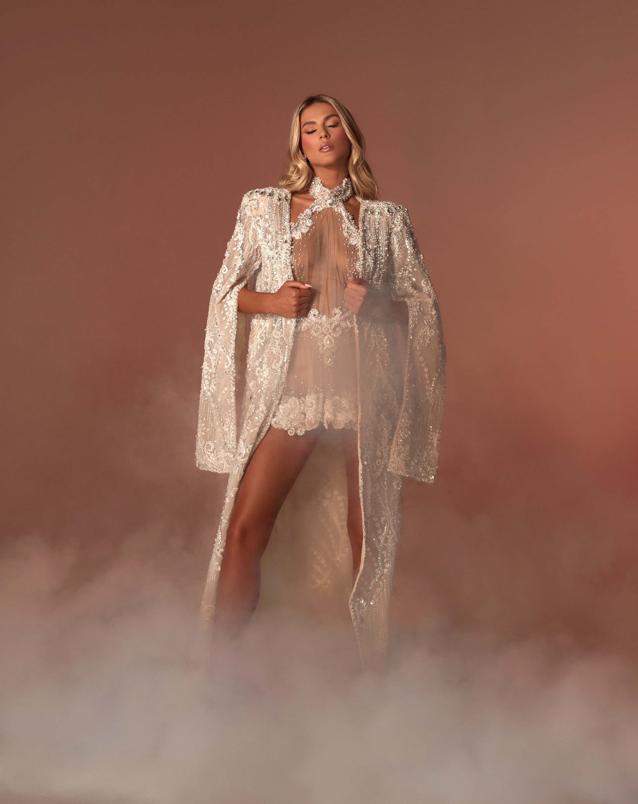 Transparency Bridal Short Dress - Image 5